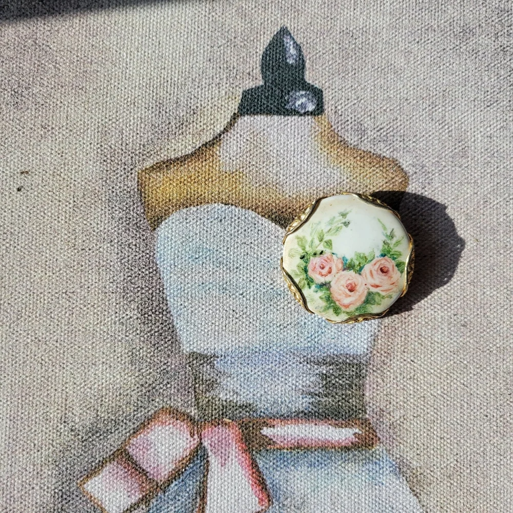 Vintage pretty painted